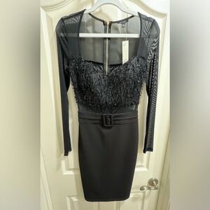 Black vintage dress NWT